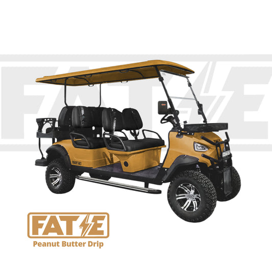 Peanut Butter Drip FAT E Golf Cart
